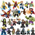 thumbnail image 1 of 25 Pcs Superhero Minifigures Collection, 1.77-4.3 Inch Iron Man Hulk Building Block Toys, Gift Set for Kids and Fans Celebrations, 1 of 10