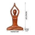thumbnail image 2 of ShunRuiPi Exquisite Yoga Girl Family Ornaments Bring A Sense Of And To Oneself With A Surface That Does Not Fade And Long Lasting Beauty, Bookshelf Accessories, Graduation Decorations Under, 2 of 4