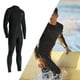 thumbnail image 5 of Traje de buceo Trajes de baño Traje de baño Cremallera Pieza Cuerpo Trajes de baño Traje de neopreno Masculino Negro, 5 of 7