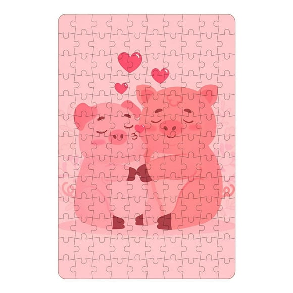 Valentine's Day Happy Puzzle Is Suitable For Children Teenagers And Adult Families Measuring 11.8 X 8.26 Inches