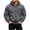 G05 - Dark Gray, variant on Multi Pocket Full Zip Hoodie for Men, Chest Zip and Sleeve Flap Pockets, Casual Long Sleeve Sweatshirt Jacket, G05 - Dark Gray, Large