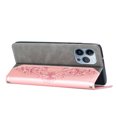 thumbnail image 4 of Nalacover Wallet Case for iPhone 14 Pro Max, Butterfly Embossed Pattern Luxury PU Leather Magnetic Flip Folio Cover with Card Slots Holder Kickstand Wrist Strap Soft Silicone Shockproof Case,Rosegold, 4 of 9