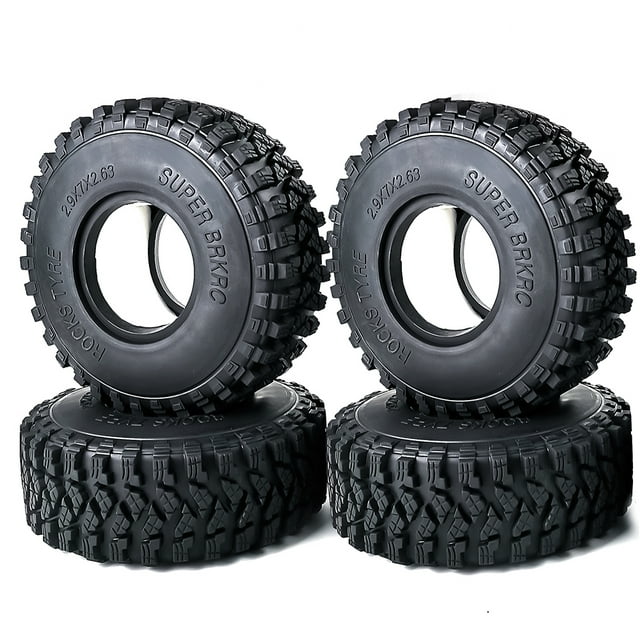 Ruiboury X SCX6 Wheel Tires For 1/6 Crawler RC Car Accessories Replacement Parts TYPE1