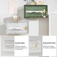 thumbnail image 5 of Transparent Vertical Stripe Tissue Box Holder Tissue Box Set, Living Room Bedroom Bathroom Household Tissue Box (White,M), 5 of 5