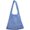 Blue, variant on Women Small Crochet Tote Handbag Cotton Top Handle Bag Summer Mesh Beach Bag Drawstring Fishing Net Bag Clutch Handbag