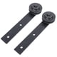 thumbnail image 1 of Accesorios para puertas, 2 piezas Polea de puerta con riel para puerta corrediza Polea para puerta corrediza Parte superior de la línea, 1 of 8