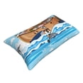 thumbnail image 3 of Disketp Pillow Covers Animals On Noah'S Ark Floating Pattern Throw Pillow Case Cushion Covers,Cushion For Bedroom,Couch,Home-16"X24", 3 of 8
