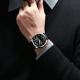 thumbnail image 4 of Fashion Casual Watches Clock CURREN New Men Luxury Brand Watch Simple Quartz Wristwatch with Leather Male Watches Black, 4 of 6