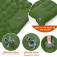 thumbnail image 3 of Malla hinchable Colchoneta de dormir para acampar con almohada Bomba incorporada Colchoneta de dormi TOMSHOO Malla hinchable, 3 of 7