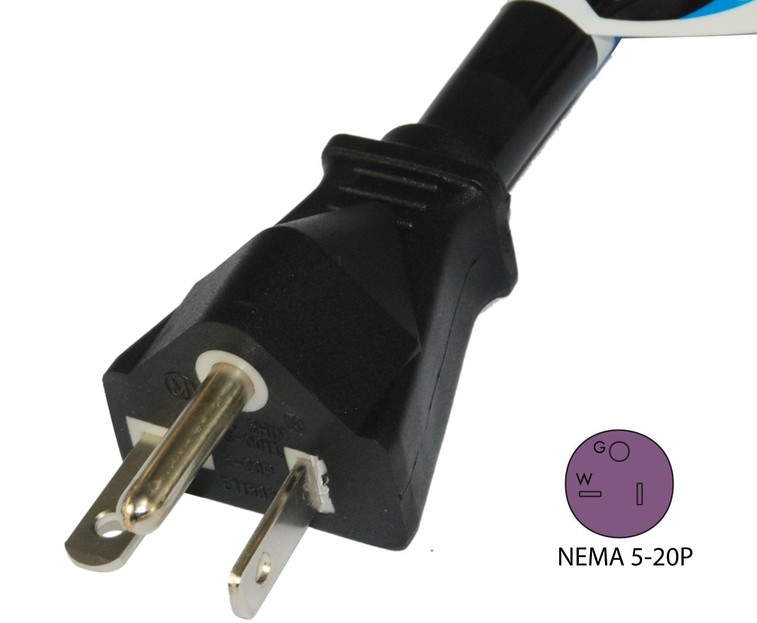 NEMA 5-20 Extension Cord 25 ft 20A/125V 12 AWG Iron Box # IBX-1010-25 