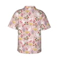 thumbnail image 3 of Haiem Bunny And Flower Printed Hawaiian Shirt for Men - Men’s Casual Beach Summer Shirts - Stretch Fabric with Modern Fit-Medium, 3 of 9