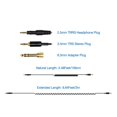 thumbnail image 4 of Cable DJ de audio Voarmaks de 4 polos, en espiral, 3 m, compatible, 4 of 8