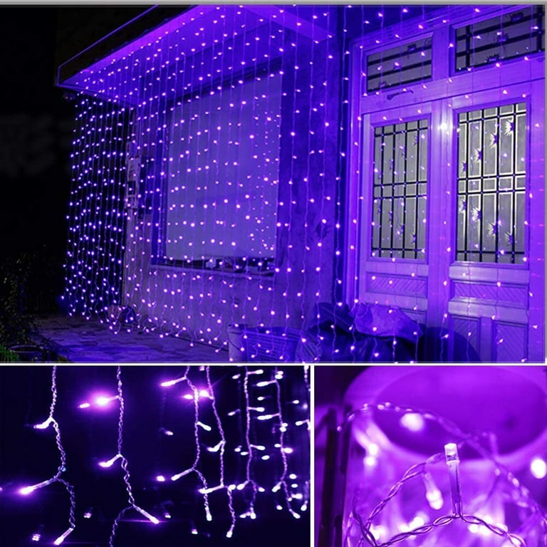 Window Curtain Icicle Lights,600 LEDS String Fairy Starry Twinkle Stars Lights 3 x 6m / 9.8 x 19.7ft with 8 Modes for Wedding Party Home Patio Lawn Garden Bedroom Outdoor Indoor Wall Lights Window Curtain Icicle Lights,600 LEDS String Fairy Starry Twinkle Stars Lights 3 x 6m / 9.8 x 19.7ft with 8 Modes for Wedding Party Home Patio Lawn Garden Bedroom Outdoor Indoor Wall Lights