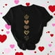 thumbnail image 2 of RKSTN Valentine Gifts Women's Valentine's Day T Shirts Oversized Crewneck Valentines Graphic Print Short Sleeve Shirt Womens Casual Solid Round Neck Plus Size Loose Fits Tee Top Summer Clothes, 2 of 8