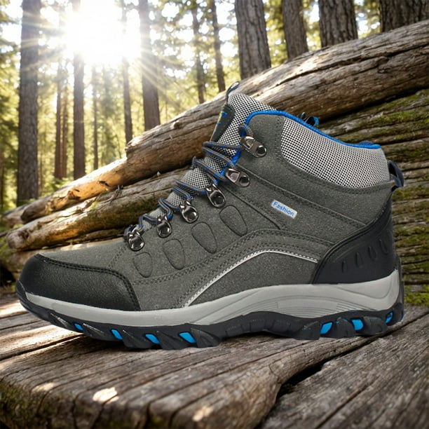 Zapatos Senderismo para Acampar Al Aire Libre Botas Montana Hombre Y Mujer Medias gris 44 Bodega Aurrera en linea
