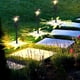 thumbnail image 5 of Lámpara solar de suelo para exteriores, impermeable, con energía solar, luces decorativas blancas cálidas y coloridas, para patio, jardín, caminos, eficiencia energética, iluminación LED para jardín., 5 of 8