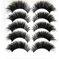 thumbnail image 1 of Paquete de pestañas de visón sintético 3D, pestañas postizas de alto volumen, pestañas de visón dramáticas, pestañas cruzadas, paquete múltiple suave reutilizable, 1 of 3