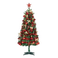 Holiday Time Pre-Lit Christmas Tree 5 ft with Decorations
