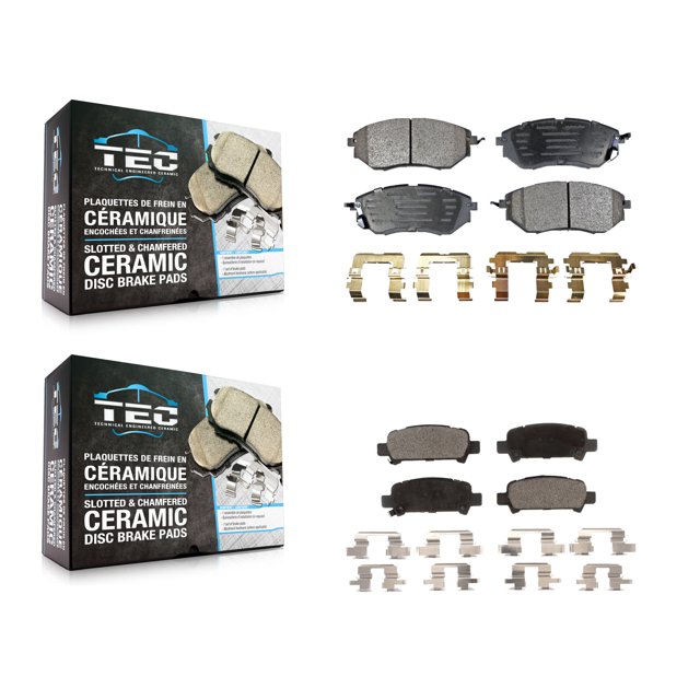 TEC Front Rear Ceramic Brake Pads Kit for Car Subaru Legacy KTC-100053