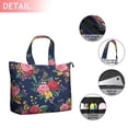 thumbnail image 2 of Pioneer Flower Floral Print Pattern Travel Tote Bags for Women Carry On,Large Weekender Bags for Women Travel,Multi Functional Duffle Bag for Work,Shopping,Sports, 2 of 5