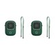 thumbnail image 4 of Inteprter Ventilador de cuello portátil de 3 velocidades, ajustable, portátil, personal, recargable, para dormir, para exteriores, con cordón Verde 2Conjunto, 4 of 6