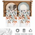 thumbnail image 5 of Vintage Leaves Kitchen Towels Set of 2, Summer Botanical Pastoral Watercolor Absorbent Dish Towels for Kitchen, Microfiber Hand Towel, Quick Drying Tea Towel for Cleaning Decorative Dishcloths, 5 of 7