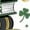 White-1, variant on Women's St Patrick Day Clover Book Stack Graphic Comfortable Hoodie Casual Hooded long-sleeved Black S-2XL