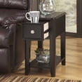 thumbnail image 2 of Ashley Furniture Table d'Appoint Breegin 1 Tiroir en Presque Noir, 2 of 3