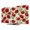 Red,Green,Cream, variant on Spring Floral TV Cover for 24 Inch Screen, Stretch Fabric Dustproof TV Display Protector, Red Poppy Green Leaves Botanical Elastic Slipcover Monitor Cover for Indoor Desktop Computer 20.9"x11.8"