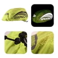 thumbnail image 4 of Bicycle Helmet Cover with Reflective Strip Sports Helmet Rain Cover Waterproof Riding Helmet Rain Cover Adjustable for Mountain Road Bike Helmet (Green A), 4 of 10