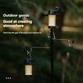 thumbnail image 2 of Acampar Al Aire Libre Escritorio Atmósfera Luz Portátil Camping Luces Decorativas Retro Campamento Tienda Luz Lámpara Colgante C, 2 of 5