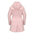 thumbnail image 6 of ameIAEA Womens Long Sleeve Hooded Jacket Windproof Waterproof Trench Coat Travel Hiking Overcoat with Belt, 6 of 7