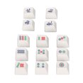 thumbnail image 2 of Remplacement de Capuchons, Forme de Mahjong Opaque Universel pour Clavier Mécanique, 2 of 8