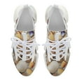 thumbnail image 6 of 2024 Seashell On The Beach Women Or Men Lace Up Flat Sneakers Female Mesh Walking Footwear, 6 of 8