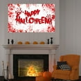 thumbnail image 4 of Gaecuw Banner Background Decorations, Halloween Banners Decorative Photo Backgrounds Halloween Decoration Supplies Events Outdoor Party Supplies, Creepy Garage for Halloween Decoration, 4 of 6