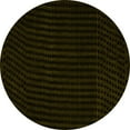 thumbnail image 1 of Ahgly Company Indoor Round Abstract Yellow Modern Area Rugs, 8' Round, 1 of 4