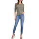 thumbnail image 2 of CAMISETAS DE MUJER INSPIRADAS CHIC DE MANGA CORTA, CUELLO BARCO, AJUSTE SLIM, CASUAL, COLOR MARRÓN CLARO, TALLA L, 2 of 6