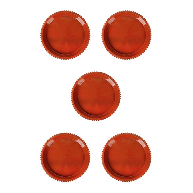 Injueey Bandeja para macetas Base grande portátil Bandejas de goteo de plástico Suministros Herramientas Maceta Interior Exterior Rojo Type2 NO2