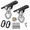 Ball Bearing 360° Swivel Diamond Hook ( 2 Pack ), variant on 2360° Swivel Swing Hanger With Ball Bearing Ceiling Mount Bracket