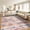 Red Blue, variant on Ultrug Fluffy Rugs for Bedroom Area Rug for Living Room Decor Stripe Nursery Carpet,4'x6',Grey Purple