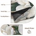 thumbnail image 6 of White Magnolia Blossom Round Area Rug 3.3Ft Washable Circle Rugs for Dining Room Table, Spring Floral Flowers Farmhouse Non-Slip Carpet Floor Mats Indoor Outdoor Carpet Runner Aesthetic Home Decor, 6 of 8