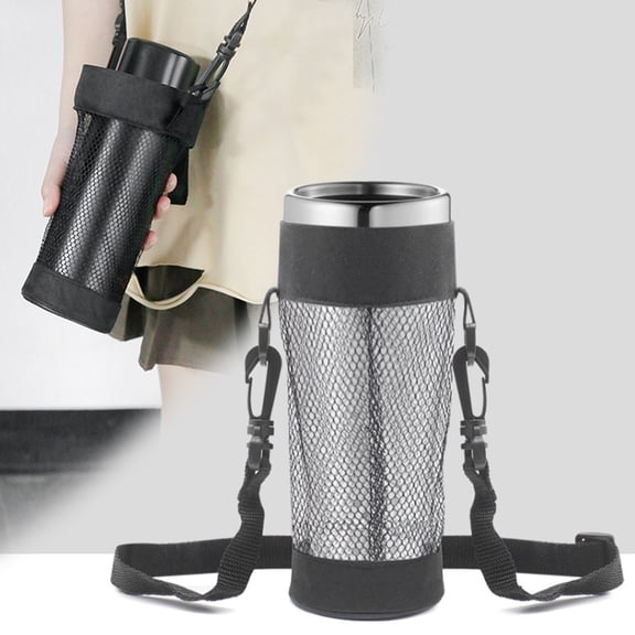 Car Cup Mesh Bag and Portable Cup Cover, Travel and Outdoor Beverage Holder, Multipurpose Drink Carrier, Lightweight and Convenient for Car Use