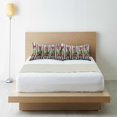 thumbnail image 6 of Yayeee Pillowcase Standard Size Set of 2 Satin Wrinkle Resistant Pillow Case, Black Striped Trees, 6 of 8