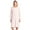 Light Pink, variant on Casual Nights Women's Cotton Crew Medium Size Long Sleeve Nightgown