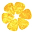 thumbnail image 2 of Exotic Plectrums - Celluloid Yellow Pearl Guitar Or Bass Pick - 0.96 mm Heavy Gauge - 351 Shape - 24 Pack, 2 of 3