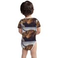 thumbnail image 5 of Daiia Yak Printed Unisex-Baby Short Sleeve Onesies Bodysuits Baby Climbing Clothes Soft and Comfortable Romper with Expandable Shoulder Design-9M, 5 of 8