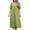 Green, variant on Women Dress Spring Round Neck Short Sleeve Solid Color Loose Dress