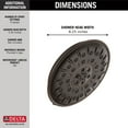 thumbnail image 2 of Delta Universal Showering Components: UltraSoak™ 4-Setting Shower Head, 2 of 2