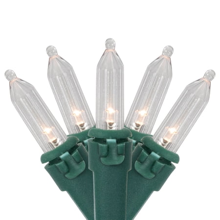 Northlight LED Mini Christmas Lights - Warm White - 15.75’ Green Wire - 50ct