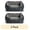 Black, variant on Vibrant Life Small Cuddler Pet Bed, Black and White Diamonds, 19" x 15"